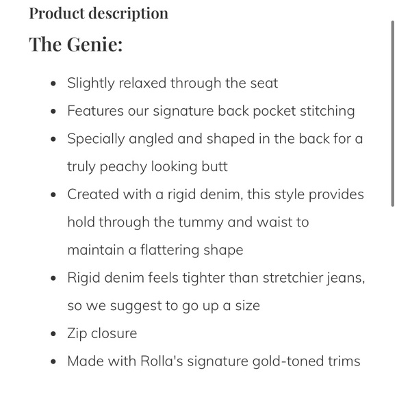 Rolla’s Genie Jean - Picture 3 of 10